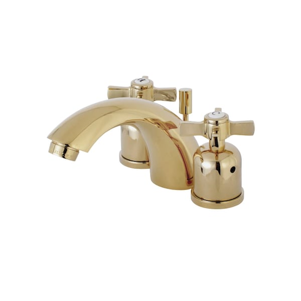 KB8952ZX Mini-Widespread Bathroom Faucet, Polished Brass